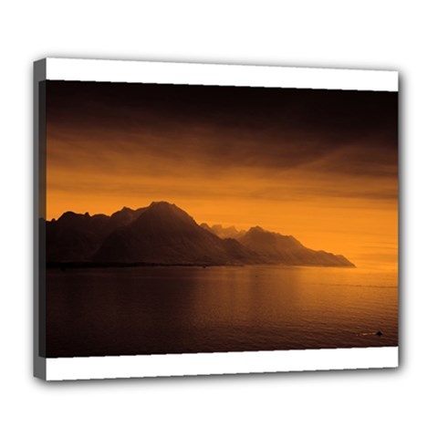 Waterscape, Switzerland Deluxe Canvas 24  X 20  (stretched) by artposters