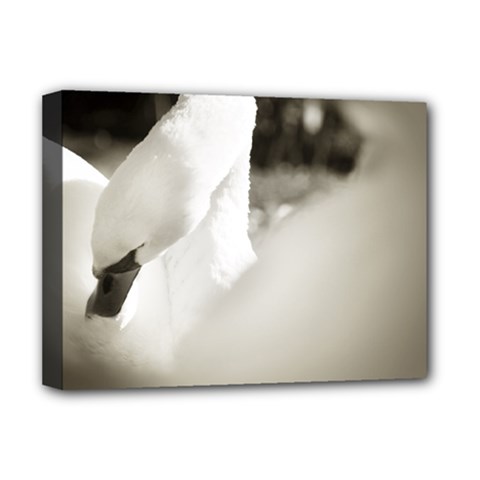 Swan Deluxe Canvas 16  X 12  (stretched)  by artposters