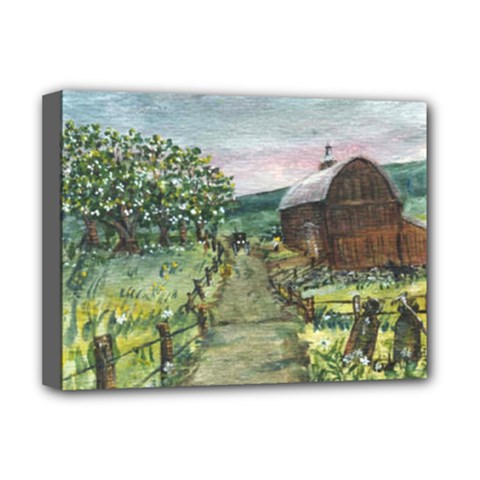  amish Apple Blossoms  By Ave Hurley Of Artrevu   Deluxe Canvas 16  X 12  (stretched)  by ArtRave2