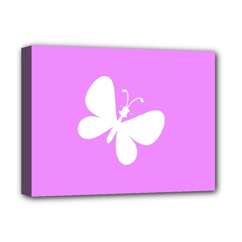 Butterfly Deluxe Canvas 16  X 12  (framed)  by Colorfulart23