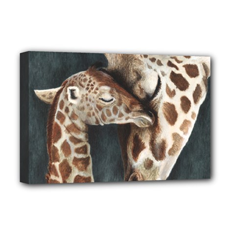 A Mother s Love Deluxe Canvas 18  X 12  (framed) by TonyaButcher