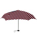 Diagonal Patriot Stripes Mini Folding Umbrella View3