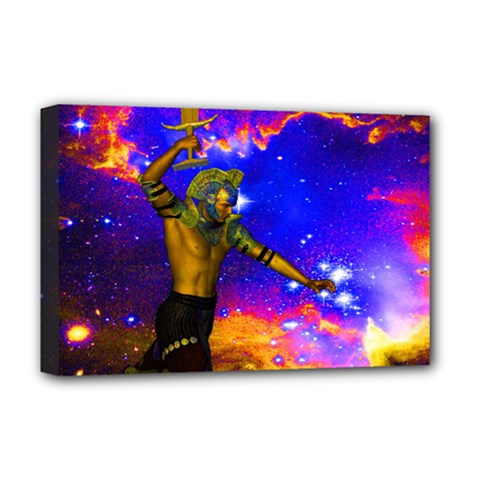 Star Fighter Deluxe Canvas 18  X 12  (framed) by icarusismartdesigns