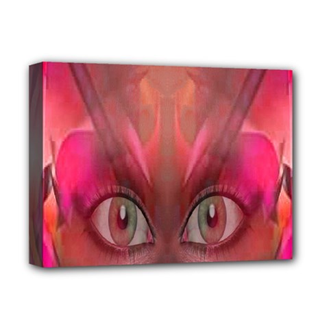 Hypnotized Deluxe Canvas 16  X 12  (framed)  by icarusismartdesigns