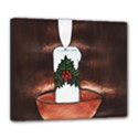 CANDLE AND MISTLETOE Deluxe Canvas 24  x 20  (Framed) View1