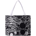 Zebra Print Bling Abstract All Over Print Tiny Tote Bag View1