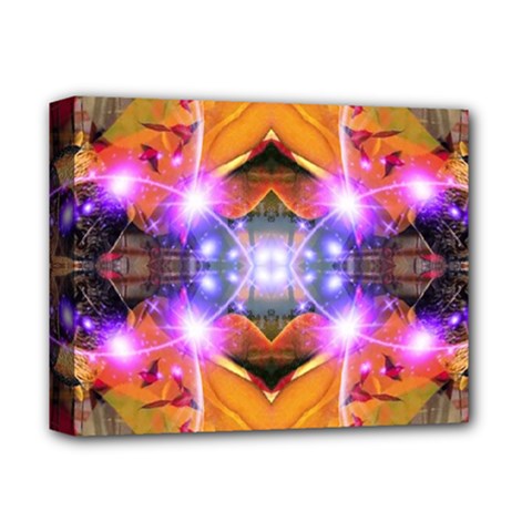 Abstract Flower Deluxe Canvas 14  X 11  (framed) by icarusismartdesigns