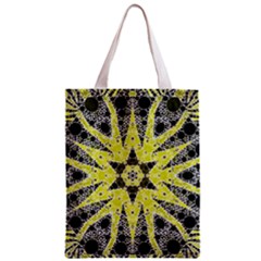 Bright Yellow Black  All Over Print Classic Tote Bag by OCDesignss
