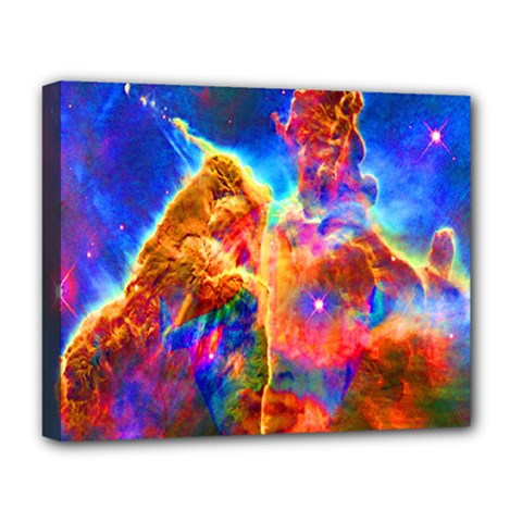 Cosmic Mind Deluxe Canvas 20  X 16  (framed) by icarusismartdesigns