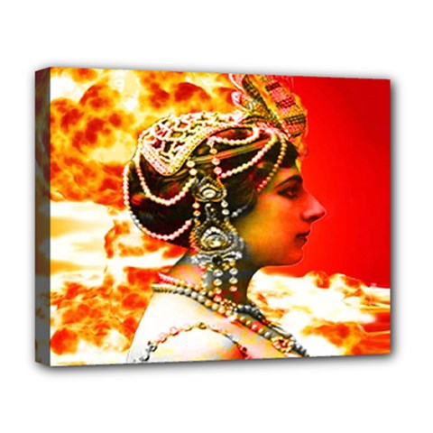 Mata Hari Deluxe Canvas 20  X 16  (stretched) by icarusismartdesigns