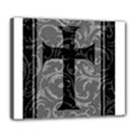 Goth Brocade Cross Deluxe Canvas 24  x 20  (Framed) View1