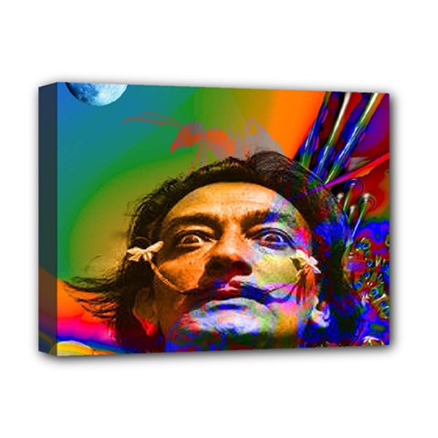 Dream Of Salvador Dali Deluxe Canvas 16  X 12   by icarusismartdesigns