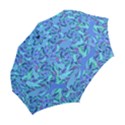 Blue Confetti Storm Folding Umbrellas View2