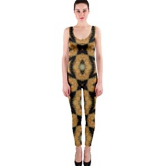 Faux Animal Print Pattern Onepiece Catsuits by GardenOfOphir