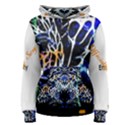 Officially Sexy Panther Collection Blue Women s Pullover Hoodie View1