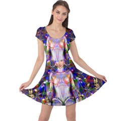 Robot Butterfly Cap Sleeve Dresses by icarusismartdesigns