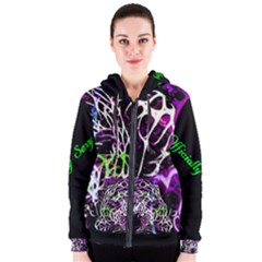Officially Sexy Panther Collection Purple Women s Zipper Hoodie by OfficiallySexy