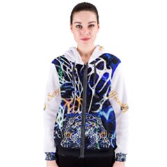 Officially Sexy Panther Collection Blue Women s Zipper Hoodie by OfficiallySexy