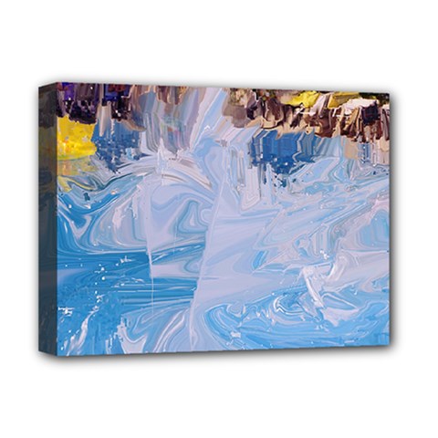 Splash 4 Deluxe Canvas 16  X 12   by icarusismartdesigns
