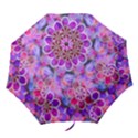 Pretty Floral Painting Folding Umbrellas View1