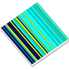 Hot Stripes Aqua Small Memo Pads by ImpressiveMoments