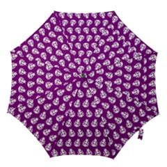 Ladybug Vector Geometric Tile Pattern Hook Handle Umbrellas (small) by GardenOfOphir