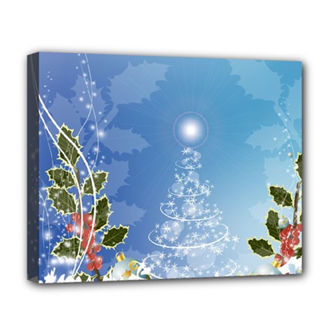 Christmas Tree Deluxe Canvas 20  X 16   by FantasyWorld7