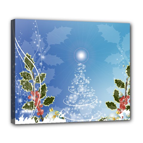 Christmas Tree Deluxe Canvas 24  X 20   by FantasyWorld7