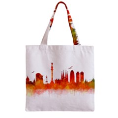 Barcelona 02 Zipper Grocery Tote Bags by hqphoto