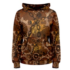 Steampunk In Rusty Metal Women s Pullover Hoodies by FantasyWorld7