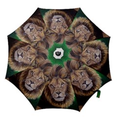 Lion Hook Handle Umbrellas (medium) by ArtByThree