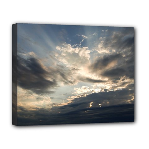 Heaven Rays Deluxe Canvas 20  X 16   by trendistuff