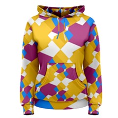 Layered Shapes Women s Pullover Hoodie by LalyLauraFLM