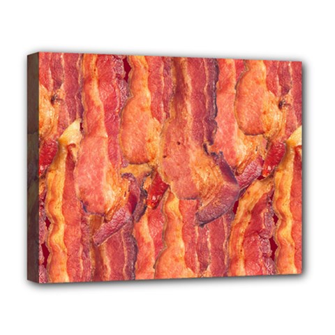 Bacon Deluxe Canvas 20  X 16   by trendistuff