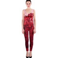 Red Tinted Roses Collage 2 Onepiece Catsuits by LovelyDesigns4U
