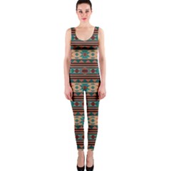 Southwest Design Turquoise And Terracotta Onepiece Catsuits by SouthwestDesigns