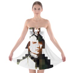 Digital Native Strapless Bra Top Dress by 2MDesigns