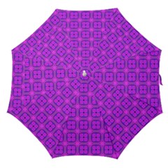 Abstract Dancing Diamonds Purple Violet Straight Umbrellas by DianeClancy