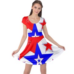 The Patriot 2 Cap Sleeve Dresses by SugaPlumsEmporium
