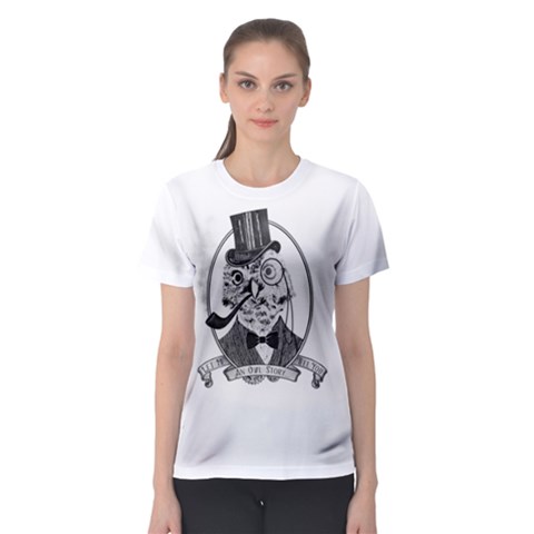 An Owl Story Women s Sport Mesh Tee by Contest2494027