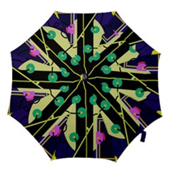 Crazy Abstraction By Moma Hook Handle Umbrellas (medium) by Valentinaart