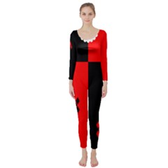 Harley Quinn Long Sleeve Catsuit by Wanni