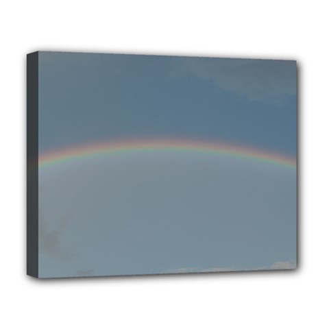 Colorful Rainbow Deluxe Canvas 20  X 16   by picsaspassion