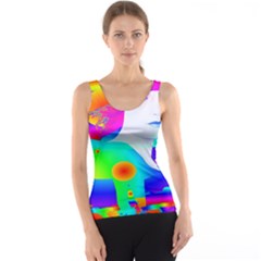 Abstract Color Dream Tank Top by icarusismartdesigns