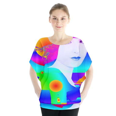 Abstract Color Dream Blouse by icarusismartdesigns