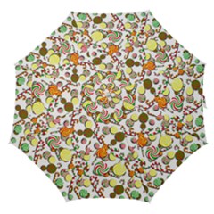 Xmas Candy Pattern Straight Umbrellas by Valentinaart
