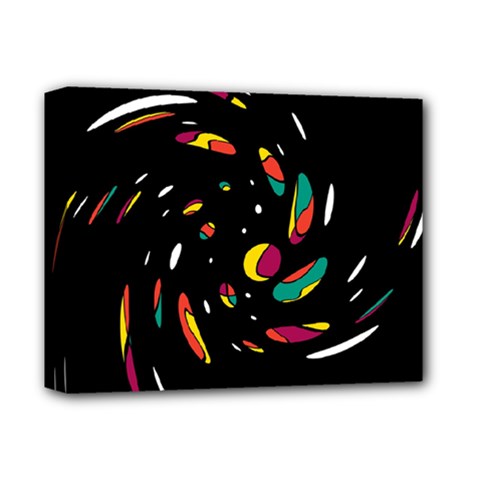 Colorful Twist Deluxe Canvas 14  X 11  by Valentinaart