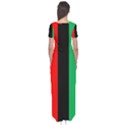 Kwanzaa Colors African American Red Black Green  Short Sleeve Maxi Dress View2