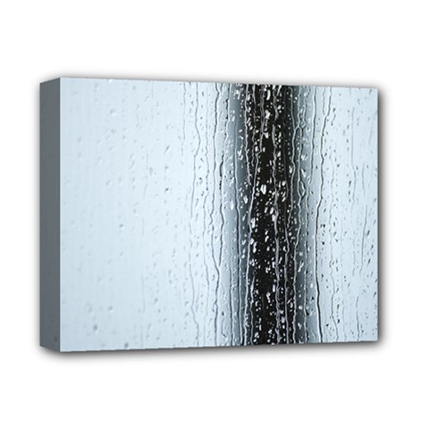 Rain Raindrop Drop Of Water Drip Deluxe Canvas 14  X 11  by Amaryn4rt