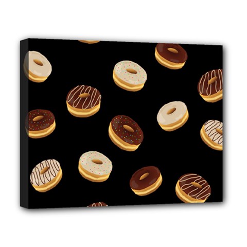 Donuts Deluxe Canvas 20  X 16   by Valentinaart